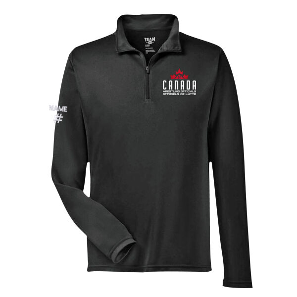 Zone Men's Officials Printed Performance Quarter Zip Thumbnail